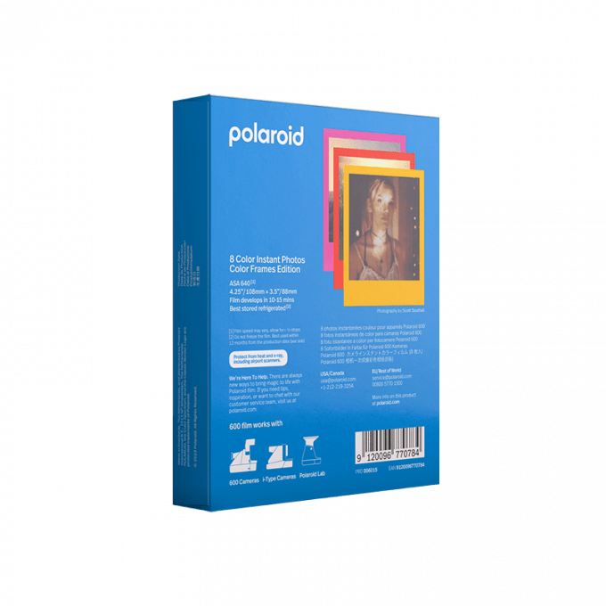polaroid 600 film color frame 7 min