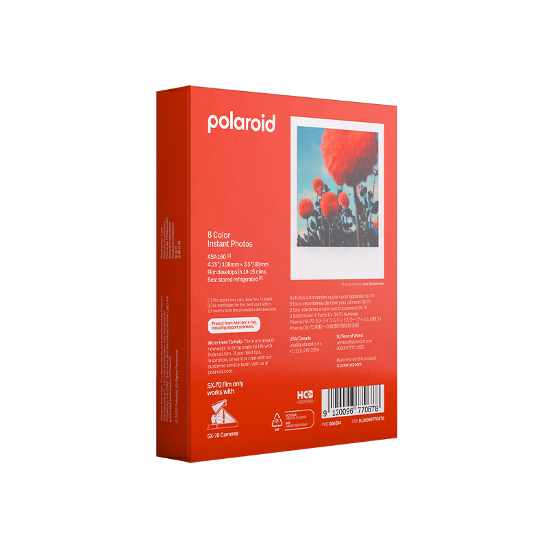 Касета Polaroid SX-70. Біла Рамка