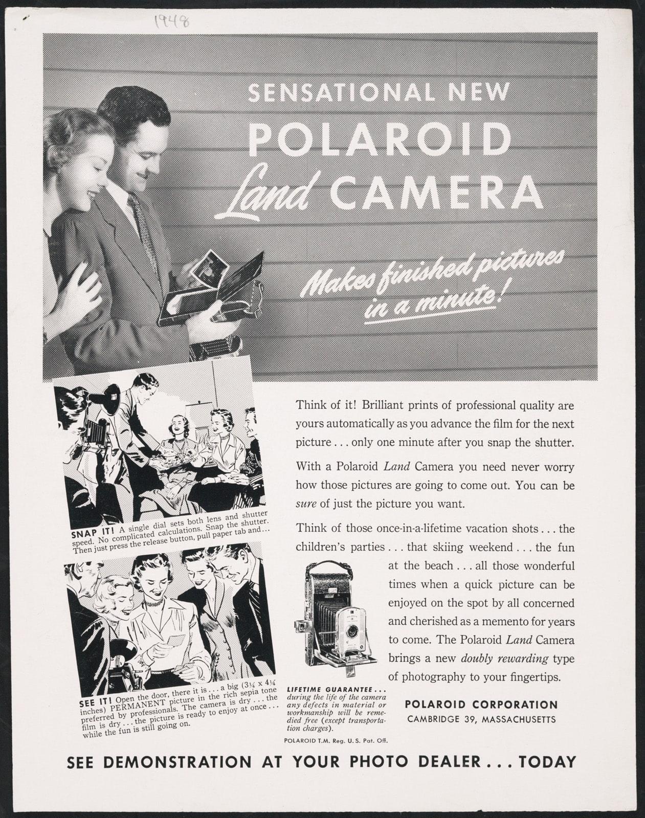 polaroid land camera 1