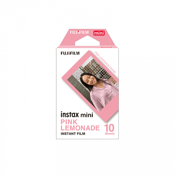 fujifilm instax mini pink lemonade 1 min