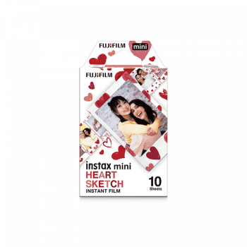 fujifilm instax mini heart sketch 1 min