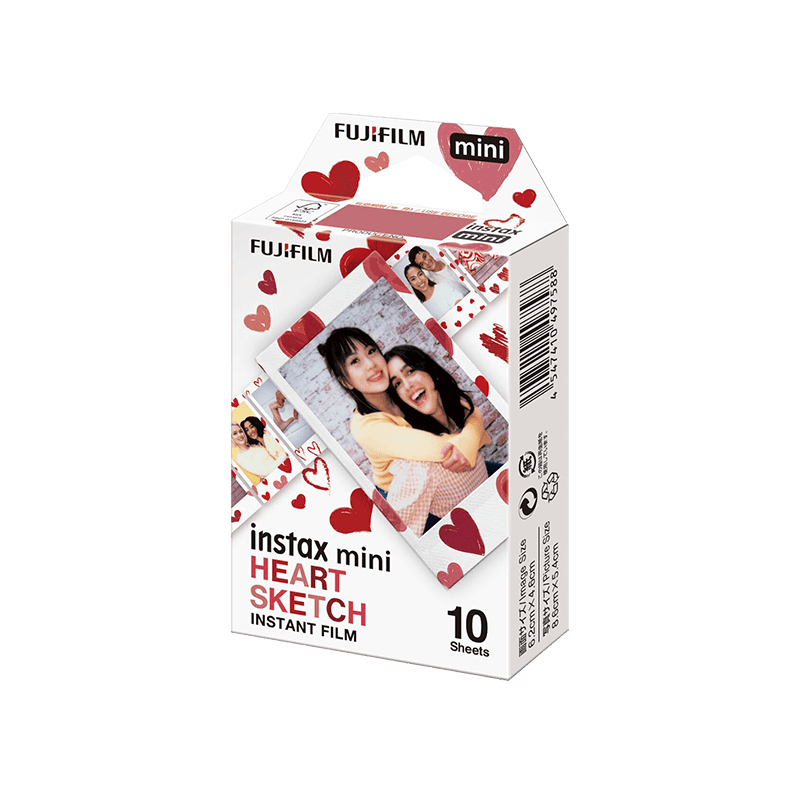 fujifilm instax mini heart sketch 5 min