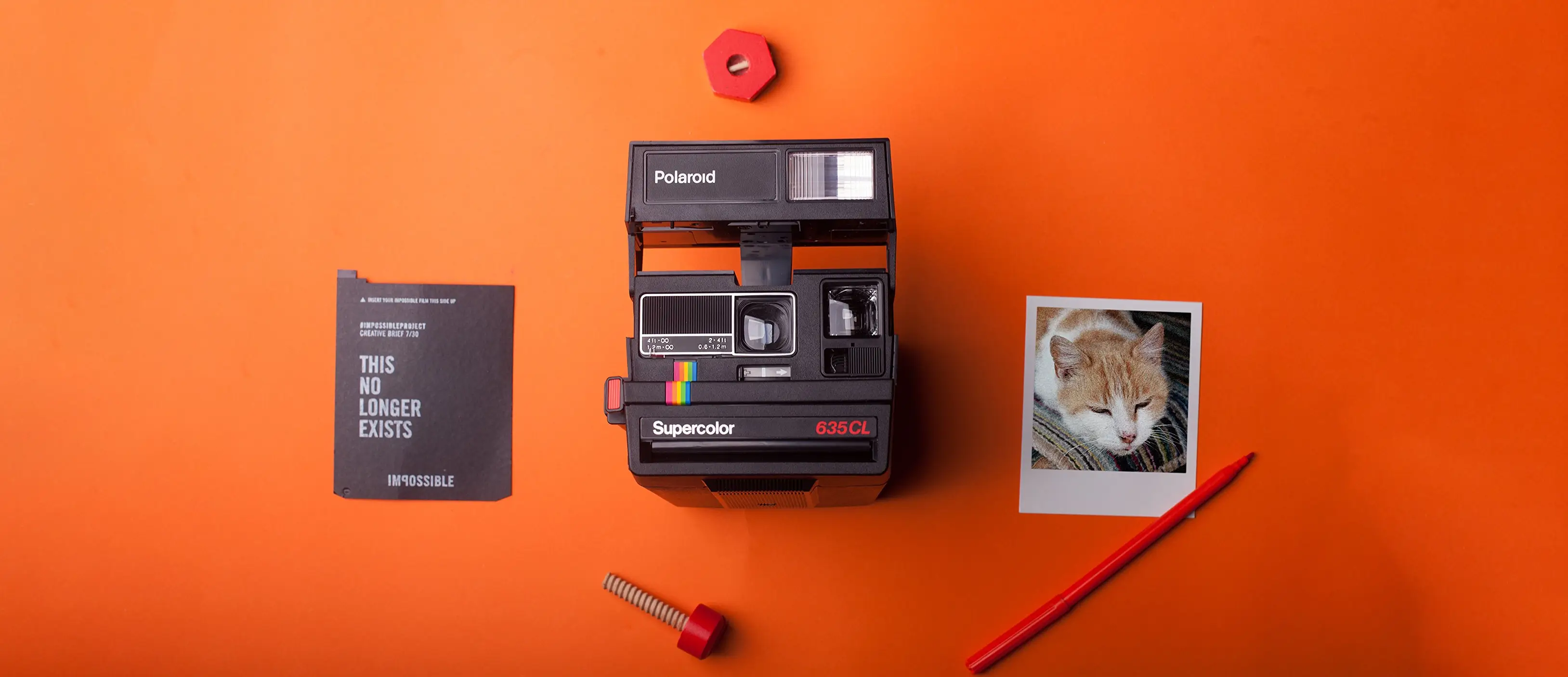 retro classic polaroid spirit 600 instant film camera 1 копія