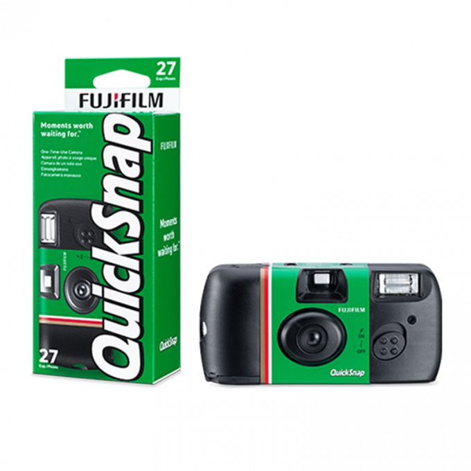 KLIK. コンパクトフィルムカメラ オリーブグリーン Купити Одноразова плівкова камера Fujifilm QuickSnap — Polaclub