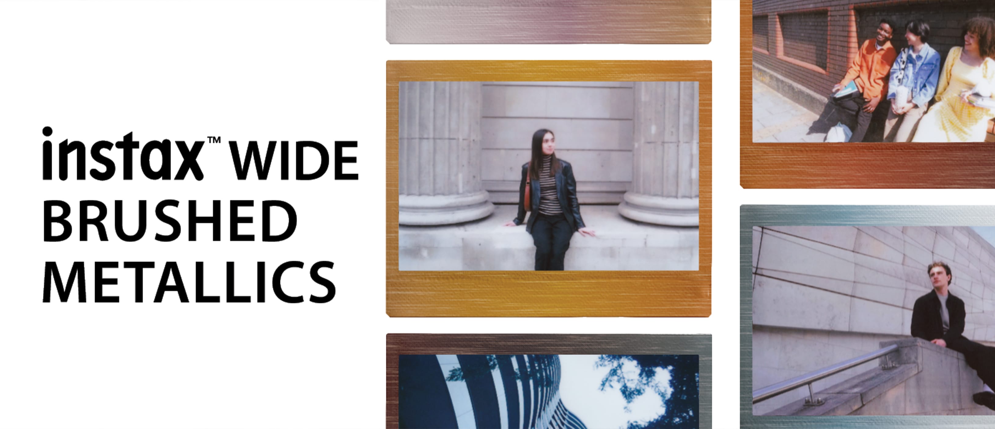 instax wide brushed metallic